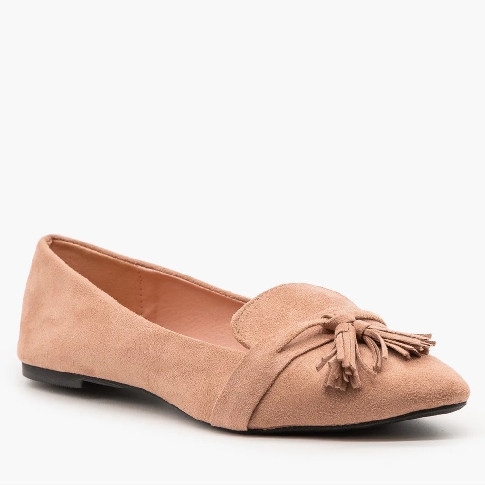 REFRESH | TASSEL SMOKING FLATS